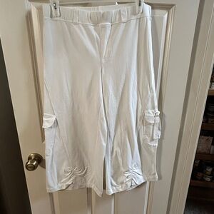 Neon Buddha Women's White Cargo Shorts